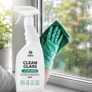 Buy Glass and Mirror Cleaning Agent Clean Glass Professional 600 ml Grass - SityPro