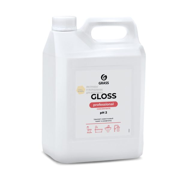 Концентриран почистващ препарат за бани - Gloss Concentrate - 5,5 кг.