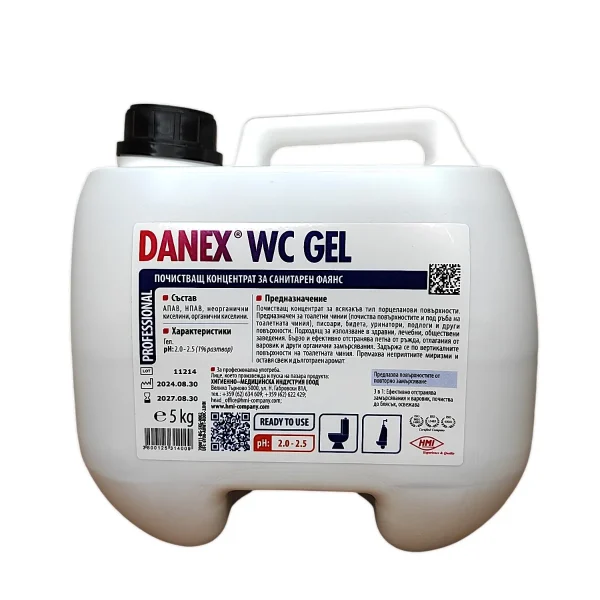 WC GEL 5 кг. Почистващ концентрат